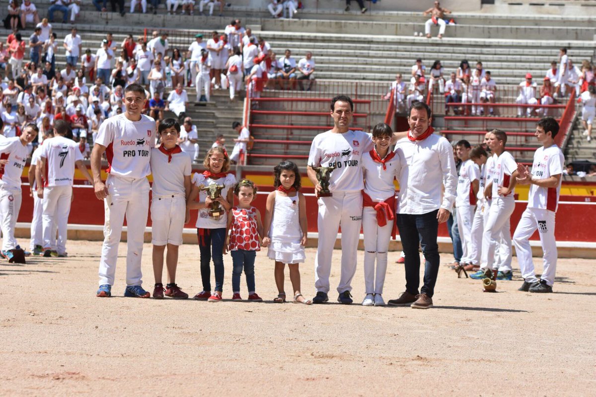 Alejandro Cuairan y Mario González campeones del Gran Premio de San Fermin 
#Recortadores #RuedoArte #Sanfermin