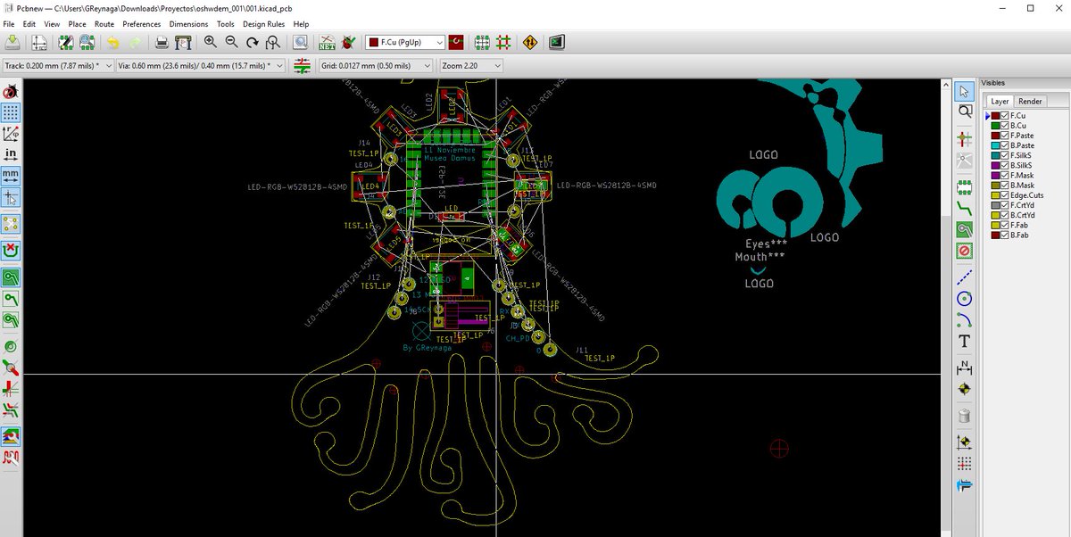 gsreynaga's tweet image. Eliminating conflicting areas for milling. @oshpark @OSHWDem @kicad_pcb @Hacksterio @adafruit @pdp7
