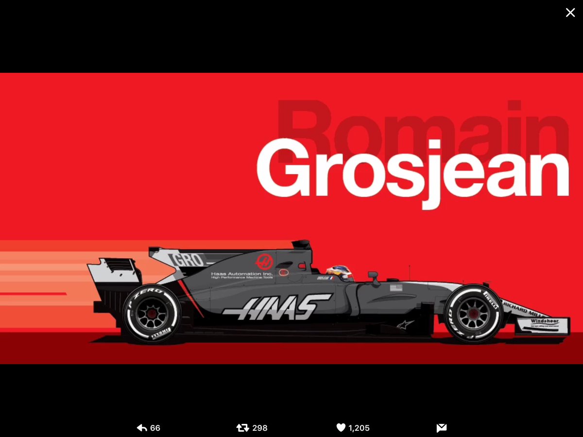 micahfoto's tweet photo. Congrats to Romain Grosjean 6th place in #AustrianGP2017 @HaasF1Team @F1 #americateamf1 @RGrosjean https://t.co/fTGVqrmUHw