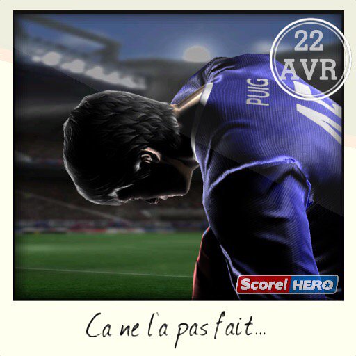 IAMARDPG's tweet photo. Ça ne l'a pas fait... #scoreheroe  https://t.co/tamUKbDEiH https://t.co/Skyi2Q0VAm