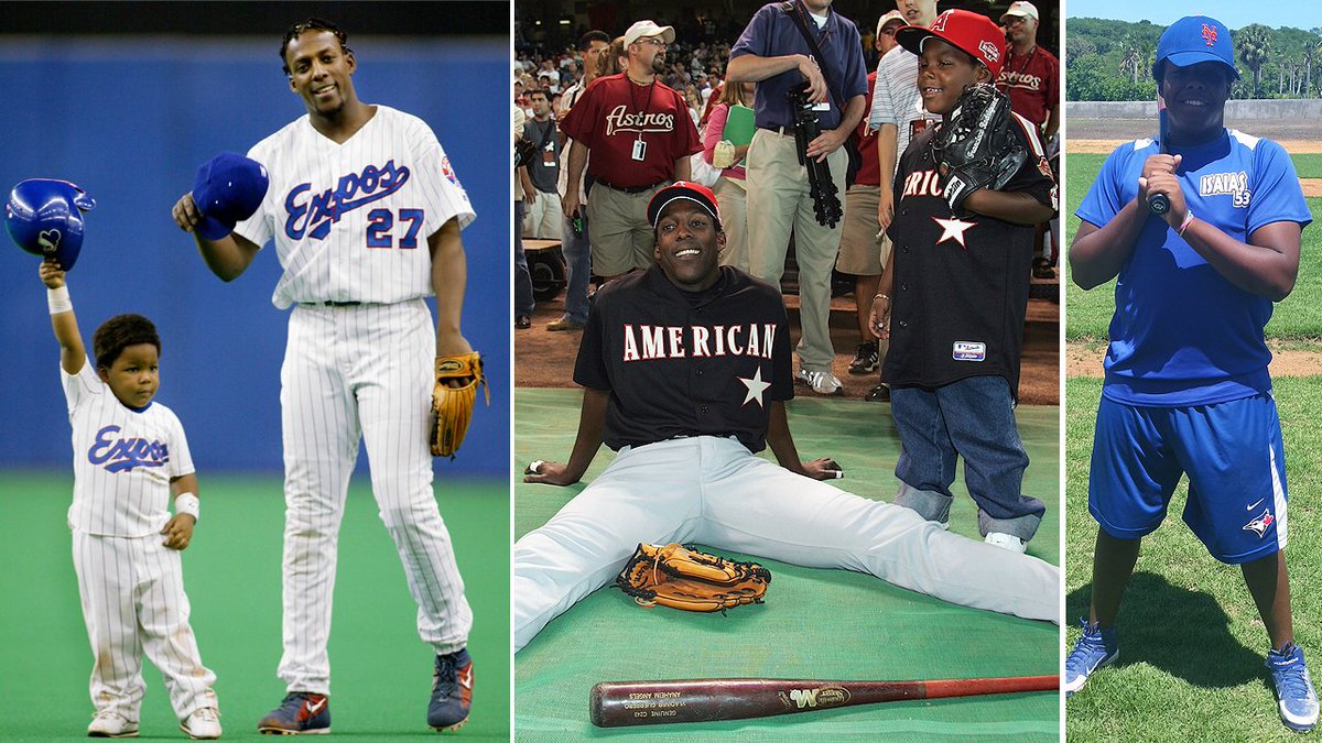 Vladimir Guerrero on X: I remember when I took my son to see me