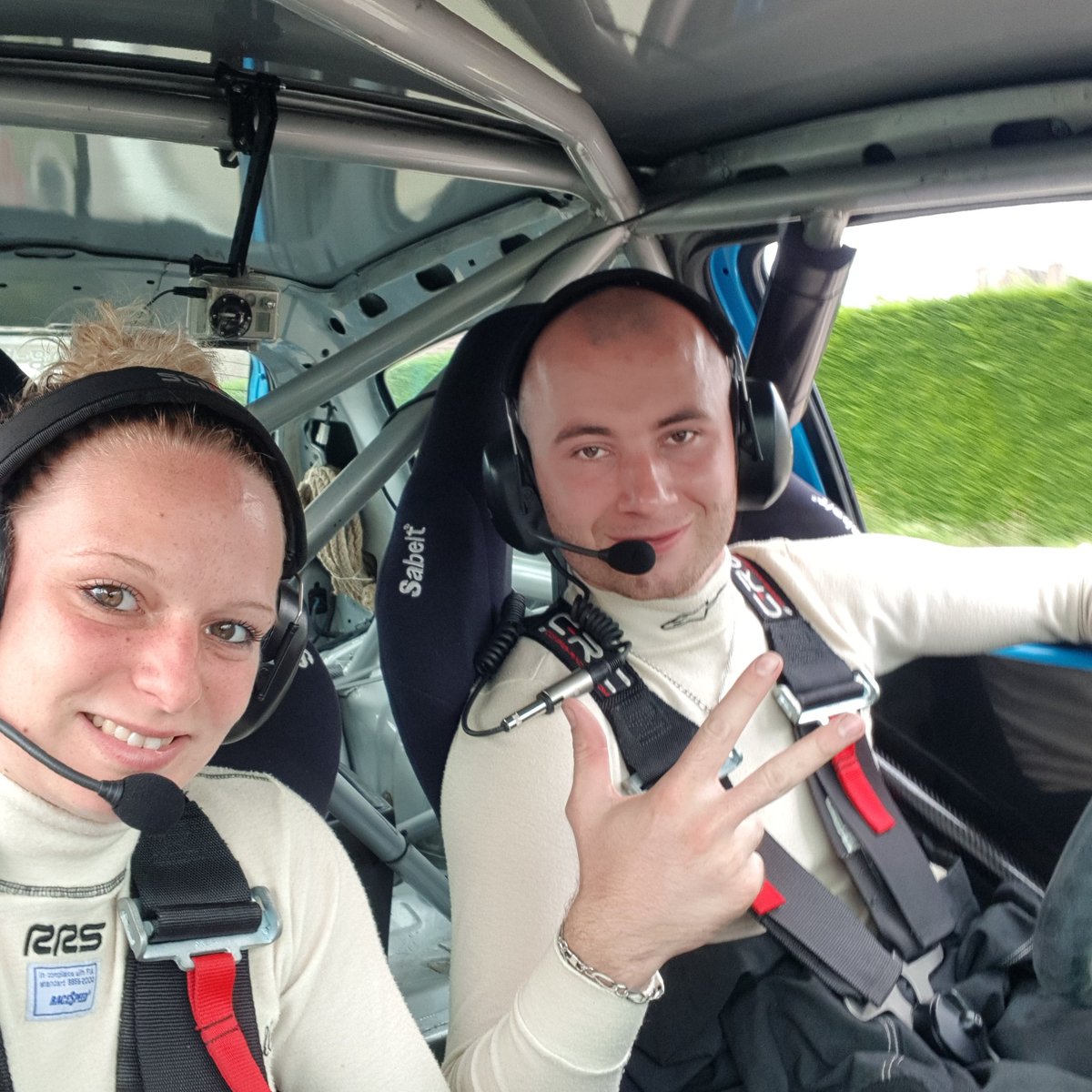 Christe2le_c's tweet photo. On est à l'arrivée 😀 3ème national de suite 👍 9èmes scratch et 1ers groupe avec un 3ème et 5ème temps ce matin 🏁 
#ribcc #clioragnotti ♥️ https://t.co/Ns98sRcxd7