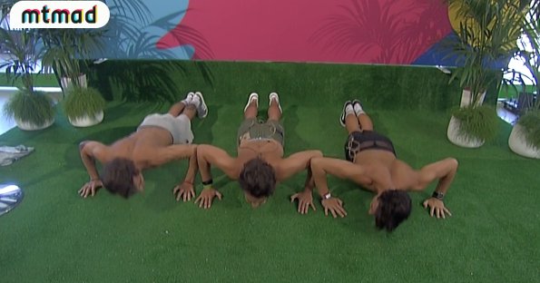 ¡Ponemos a hacer flexiones a <a href="/alexdomenec/">Alex Domenech</a> <a href="/danielillescas9/">DANIEL ILLESCAS</a> y <a href="/davidmoreno/">David Moreno</a>! 😂 🔴 #DulceStreaming en DIRECTO mtmad.es/endirecto/