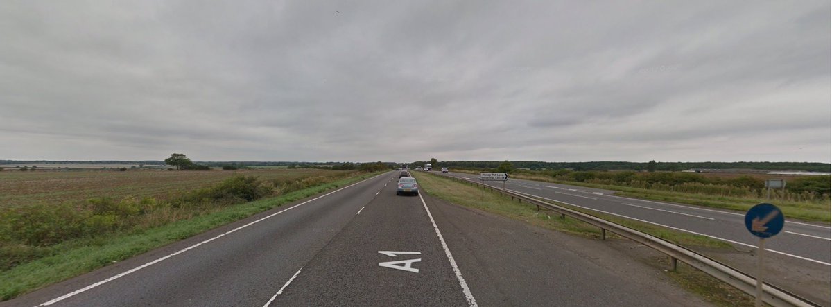 Part of the A1 near Colsterworth (near Grantham) has been closed after what <a href="/lincspolice/">Lincolnshire Police</a> are describing as "a very serious collision".
