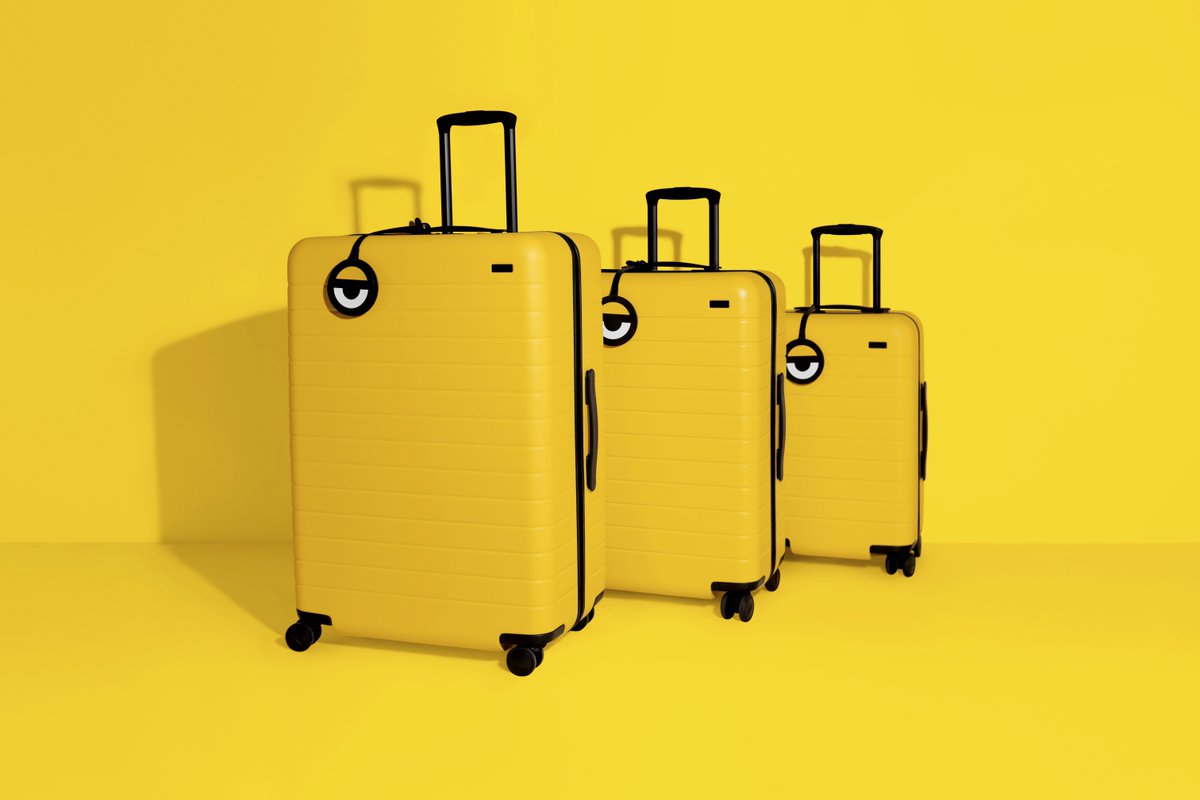 away luggage minion yellow