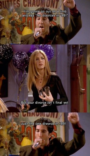 _FRIENDSta_'s tweet photo. Just the ONE divorce. #FRIENDS #FRIENDSta https://t.co/seZUVnI74L