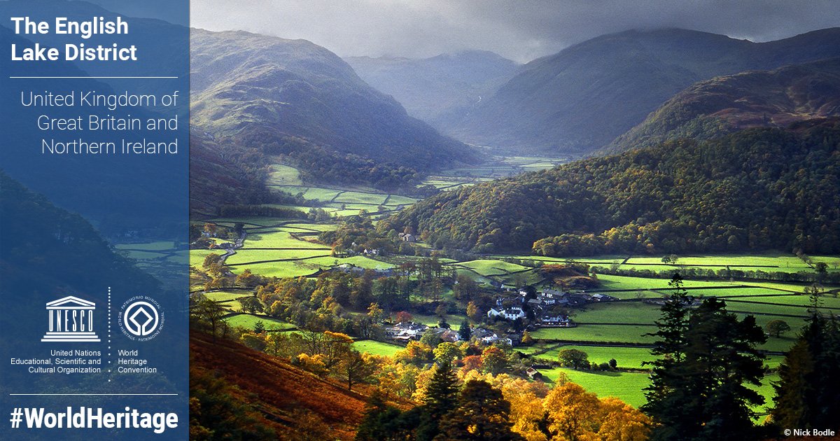 Just inscribed as <a href="/UNESCO/">UNESCO 🏛️ #Education #Sciences #Culture 🇺🇳</a> #WorldHeritage Site: The English Lake District, #UK en.unesco.org/41whc #41whc