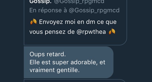 Gossip_rpgmcd's tweet image. 🍂