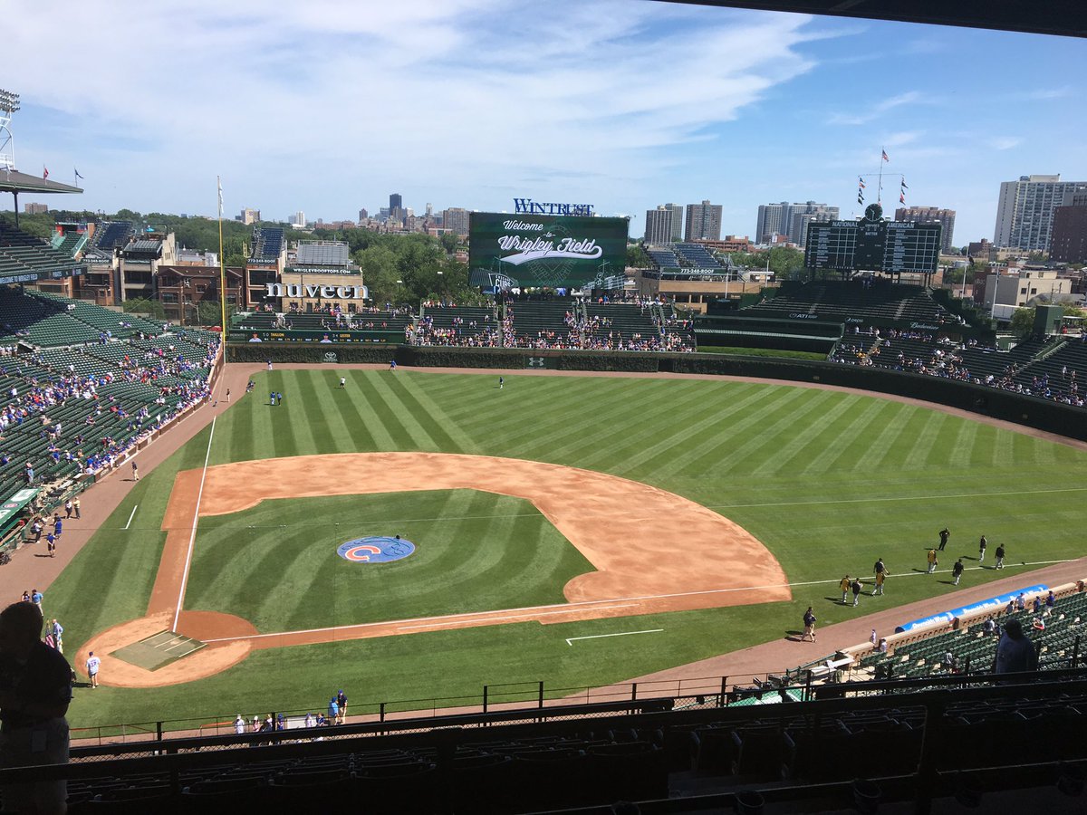 Thank you @nmorefie0520 for your generosity! #ItsABeautifulDayForABallgame #WrigleyField