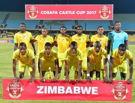 FUZ_ZIM's tweet photo. Congratulations to the Zimbabwe Warriors for a historic 5th COSAFA CUP
Zambia 1-3 Zimbabwe 
#Cosafa2017 https://t.co/Vtg8Khugqi