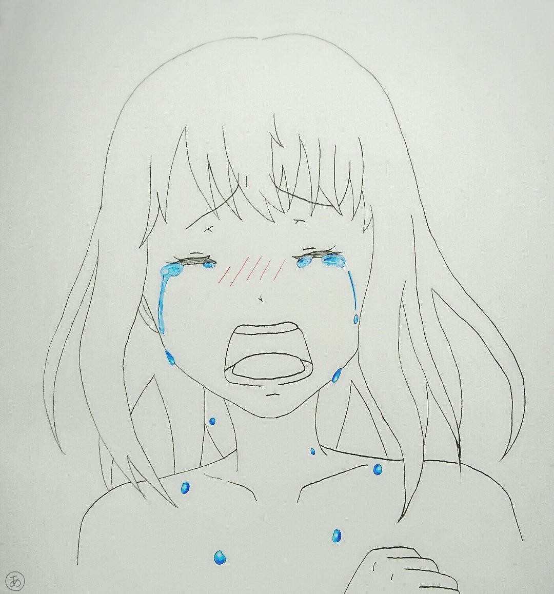 泣いてる女の子