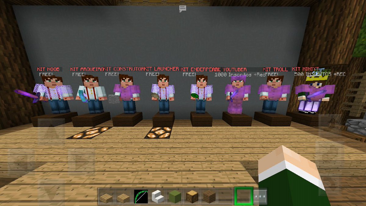 caroltelink's tweet photo. Spoilers do futuro melhor server de MCPE 0.15.10 🌚🍃 

@MaxPE156 
@DanielGomzaga https://t.co/qj7kcSRDKW