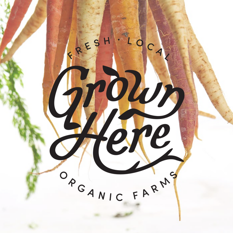 WE ARE: Organic. Local. Fresh. Sustainable. Grown Here. #grownherefarms #sustainable