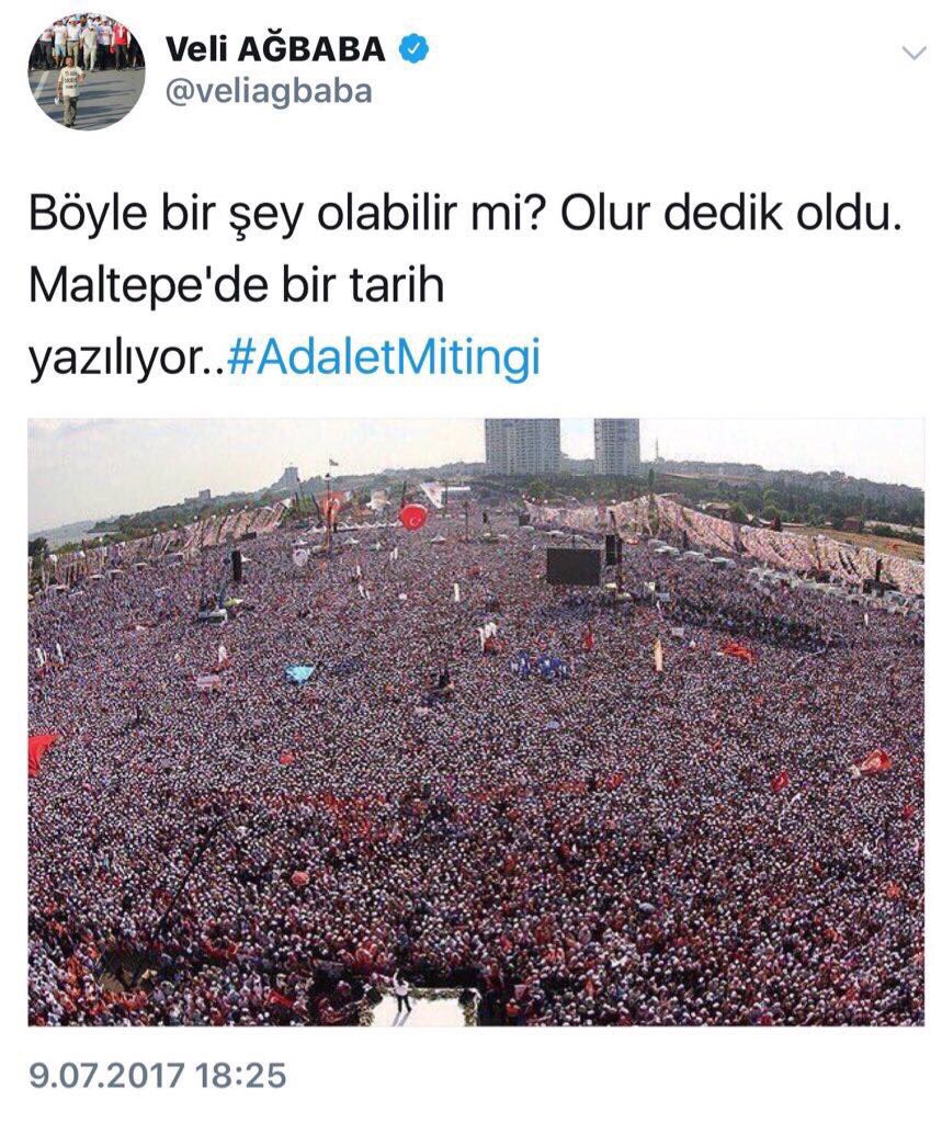 genelgundem's tweet photo. Mitingine katılımı beğenmeyen CHP'li siyasetçiler Ak Parti mitinginin fotoğraflarını kullanmak zorunda kaldılar
#AdaletMitingi https://t.co/bOyssrviJa