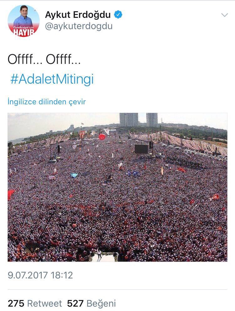 genelgundem's tweet photo. Mitingine katılımı beğenmeyen CHP'li siyasetçiler Ak Parti mitinginin fotoğraflarını kullanmak zorunda kaldılar
#AdaletMitingi https://t.co/bOyssrviJa