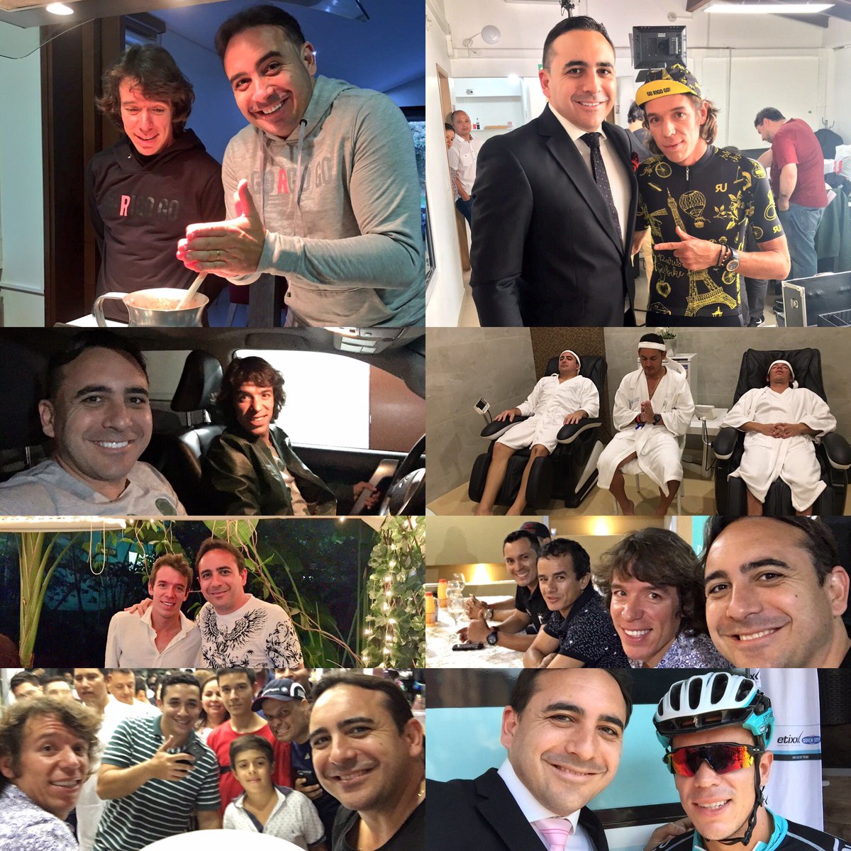 Por estos y muchos más momentos vividos juntos es que te quiero tanto amigo! Estoy muy emocionado y feliz por vos <a href="/UranRigoberto/">Rigoberto Uran</a> ! #TDFxESPN
