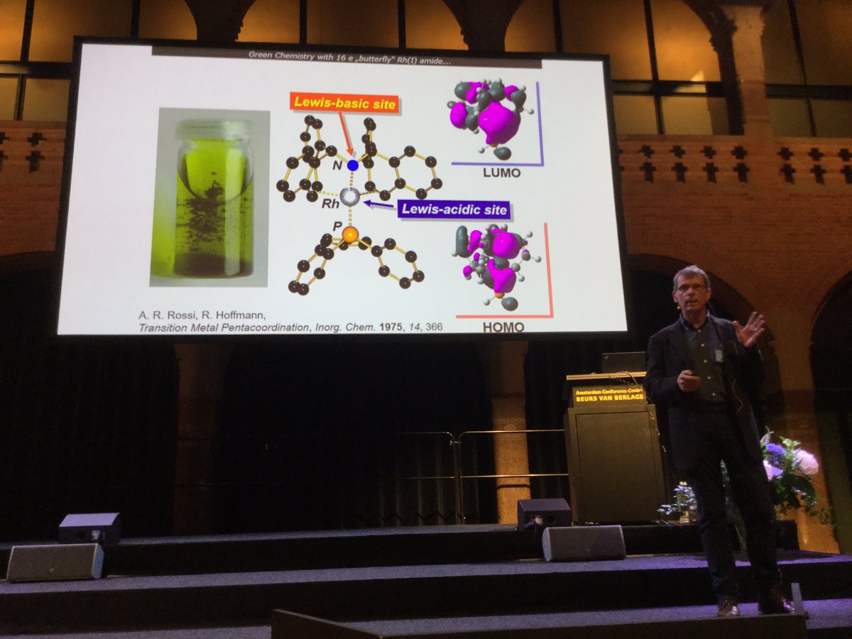 ChrisSlootweg's tweet photo. Rh/N-based FLP chemistry @ #EuCOMC shown by Hansjörg Grützmacher https://t.co/HvAImTwKzl