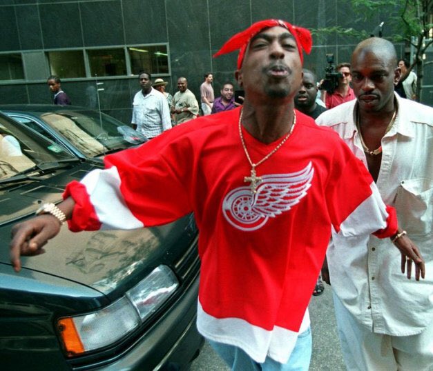 Tupac wearing Capel's Duke Jersey. Just Wait til I add the stones, By Xcellent Dreamz