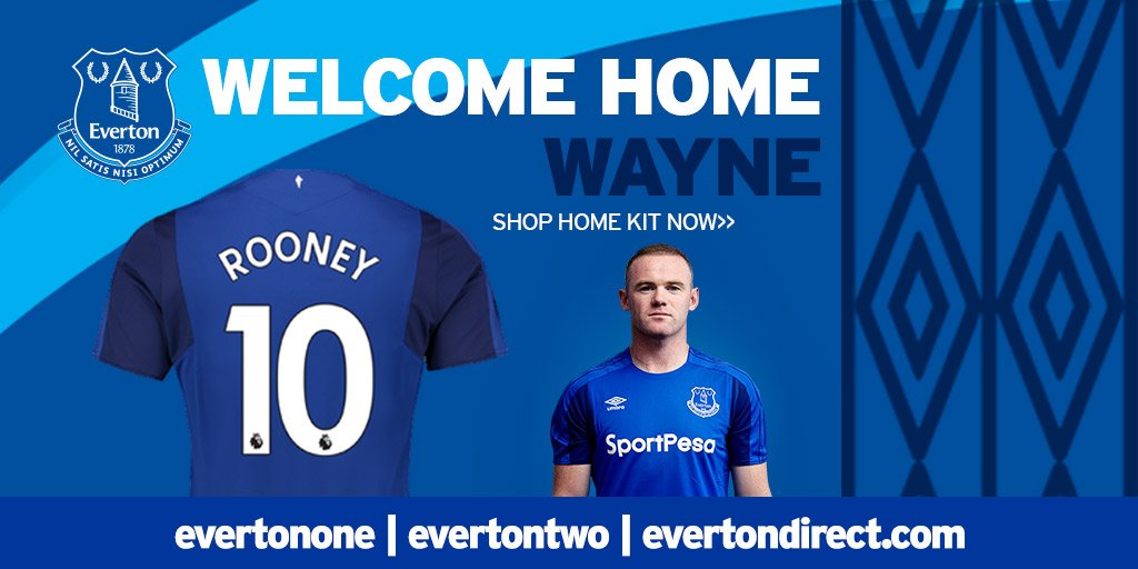 toxiciteit waarschijnlijk computer Everton on Twitter: "🔟 | @WayneRooney will wear the number 10 shirt for  our 2017/18 campaign. #WelcomeHomeWayne Get yours now:  https://t.co/vpNcHeoGRh https://t.co/9IP6UUsL3m" / Twitter