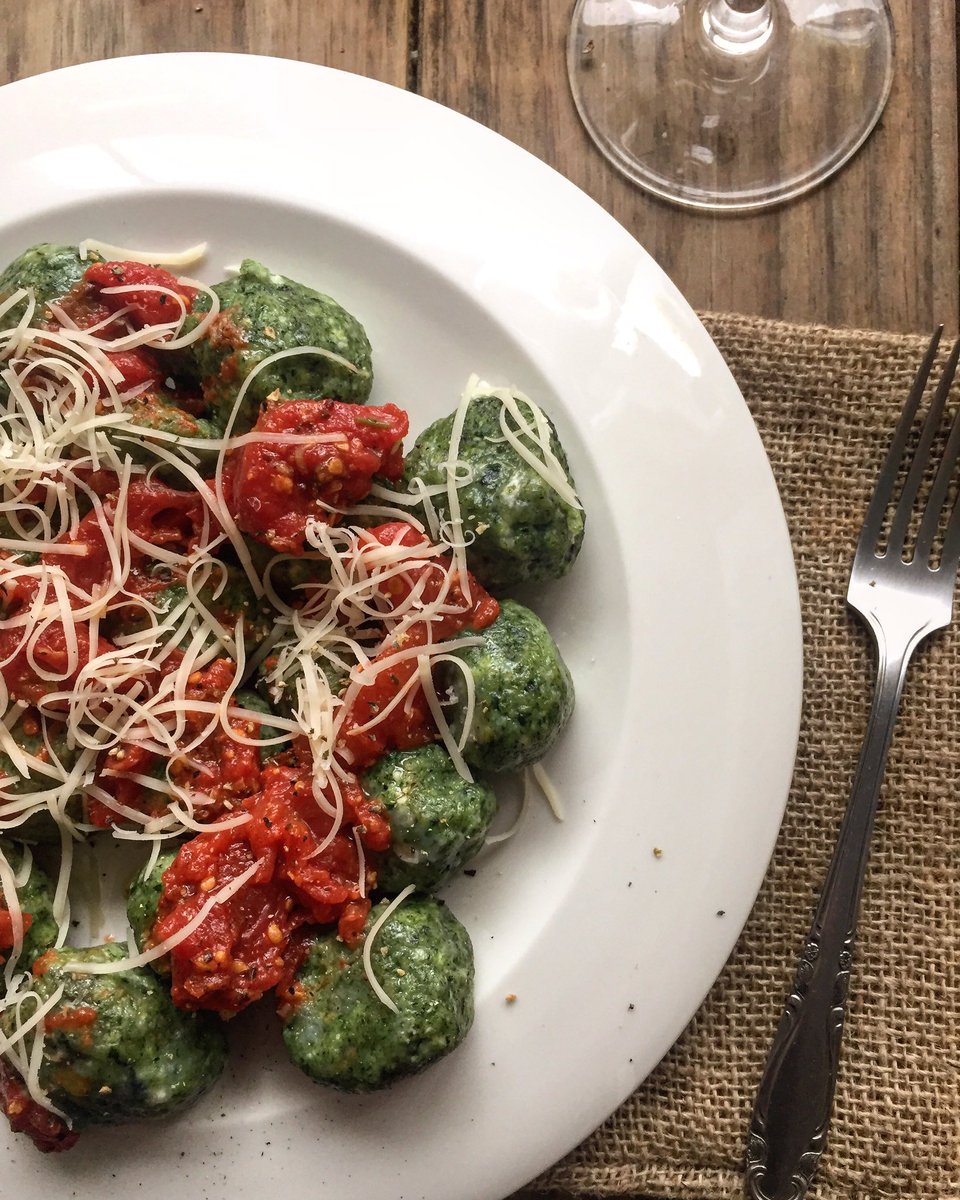 M A L F A T T I de espinaca y ricota #pasta