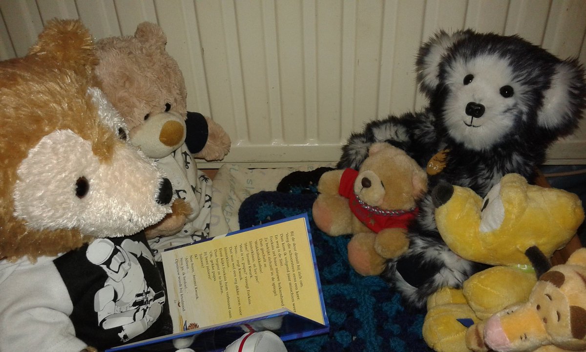 Reading a book with my roommates