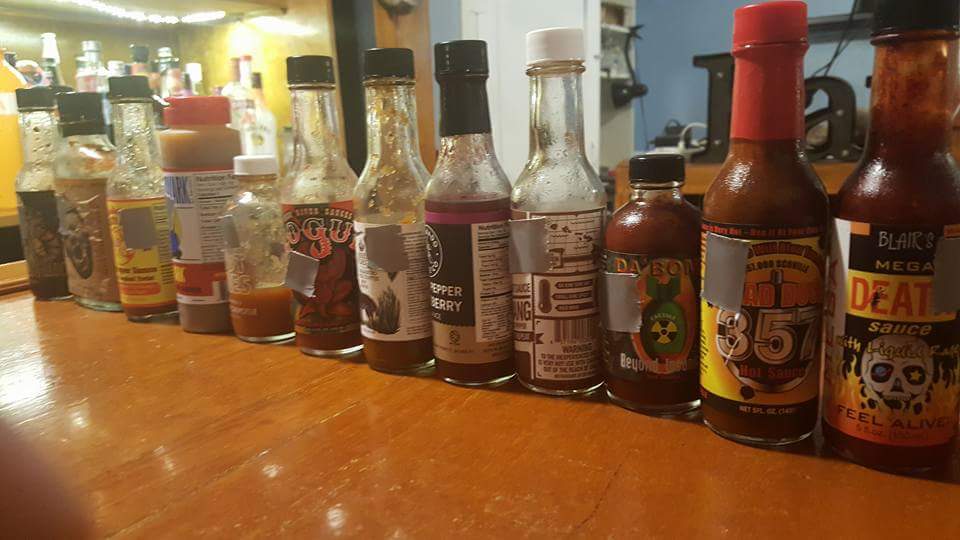 memarathon's tweet photo. Currently in the middle of our #hotsauce challenge. The things we do for charity. Watch us sweat at https://t.co/4eeDltsa8K #MassEffect https://t.co/KWjO2eKxRC