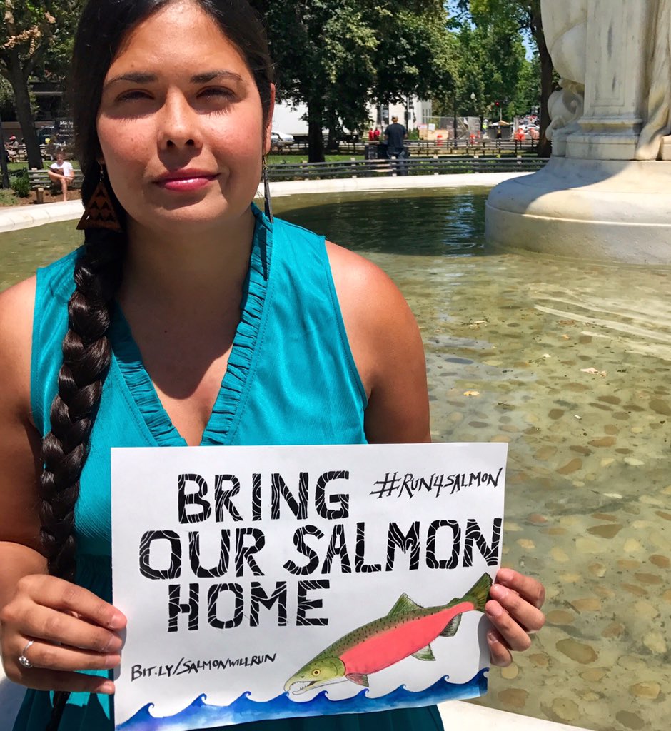 zhaabowekwe's tweet photo. Help Winnemem Wintu youth go to New Zealand & bring back traditional salmon to their waters: https://t.co/PFWKuoouin #Revitalize #Run4Salmon https://t.co/hAnODMcQ0r