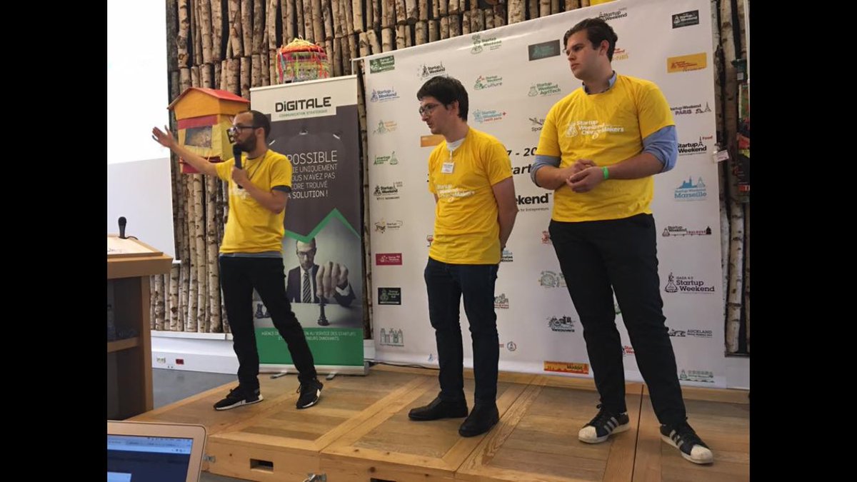 TOREPA_app's tweet photo. On vient juste de finir le pitch final du #SWChangeMakers !!! #TOREPA #mondemeilleur https://t.co/KtQ1SHvFUT