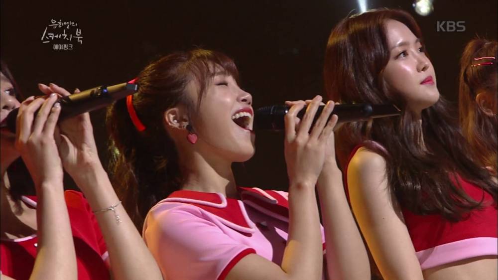 allkpop's tweet photo. A Pink make a guest appearance on Yoo Hee Yeol's Sketchbook https://t.co/DvwZfNb7zJ https://t.co/gcQJiHsQsf