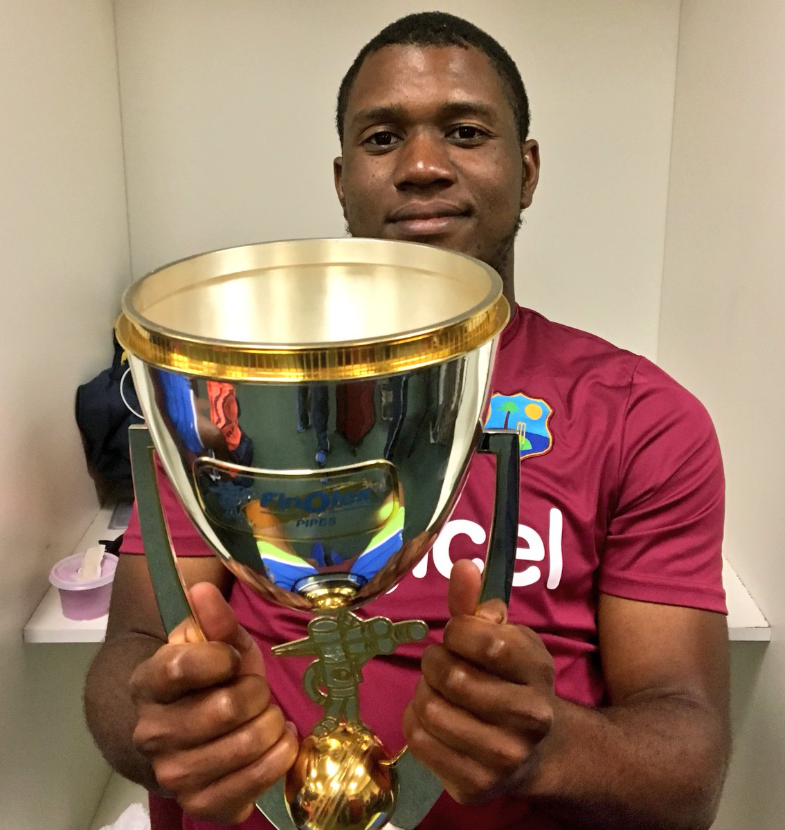 Windies Cricket on Twitter: "Man of the Moment! Evin Lewis with ...