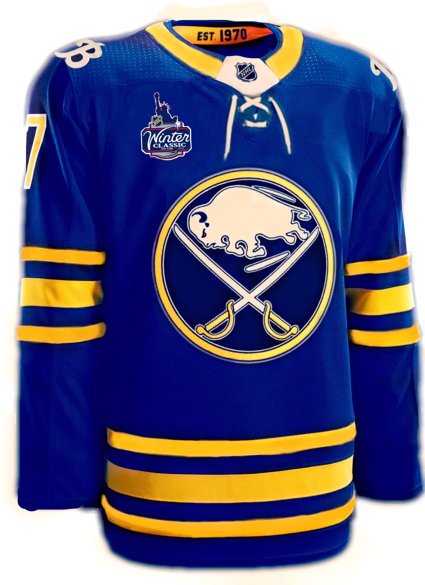 Artist designs beautiful Buffalo Sabres jersey concept for 2018