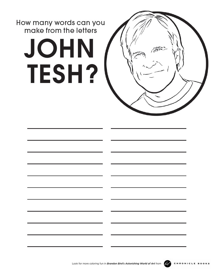 Happy Birthday to the big guy himself, Mr. John Tesh.  