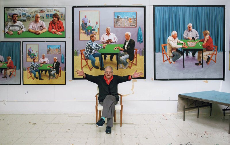 Happy 80th birthday David Hockney  (all ph. courtesy the artist) ~ 