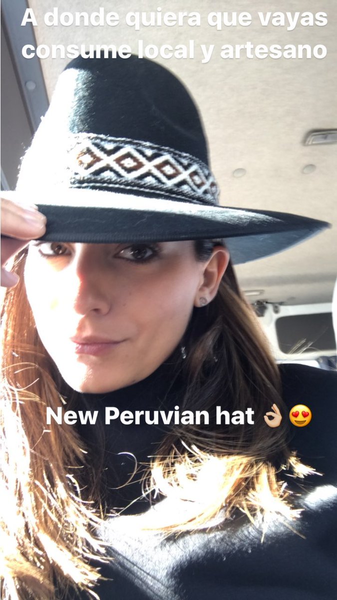 BreSanLovers's tweet photo. #BrecoSanchezEnPuno ❤️🇵🇪🧦👒🥑 #AnaBrenda #igs #Brecostory #peruvianhat #tostadaconaguacate #mercadillo #Summer2017 #vacaciones https://t.co/ezL9btGJWP