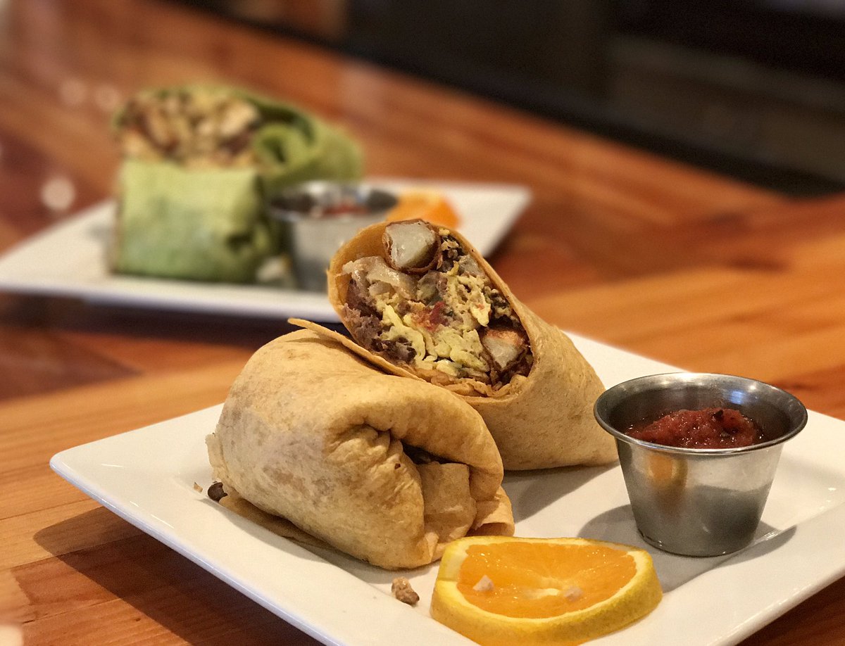 Our breakfast burrito is a crowd pleaser! Customize it by adding avocado, chicken or bacon!