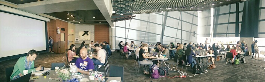 DjangoGirlsSD's tweet image. House full of awesome at @SDPublicLibrary #thisiswhataprogrammerlookslike