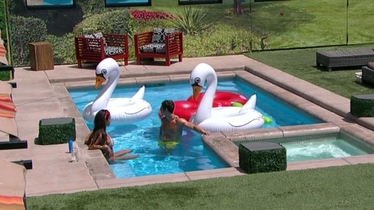 RealityChick__'s tweet photo. Swan 2 didn't like when Cody got pushy with Swan 1 #BetterWatchYourBack #BB19 https://t.co/y3CtbYX4EE