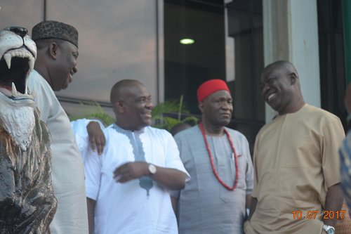 11 govs from South-East, South-South States meet in response to state of the Nation & Nnamdi Kanu/IPOB group clamouring for Sovereign nation Biafra. 