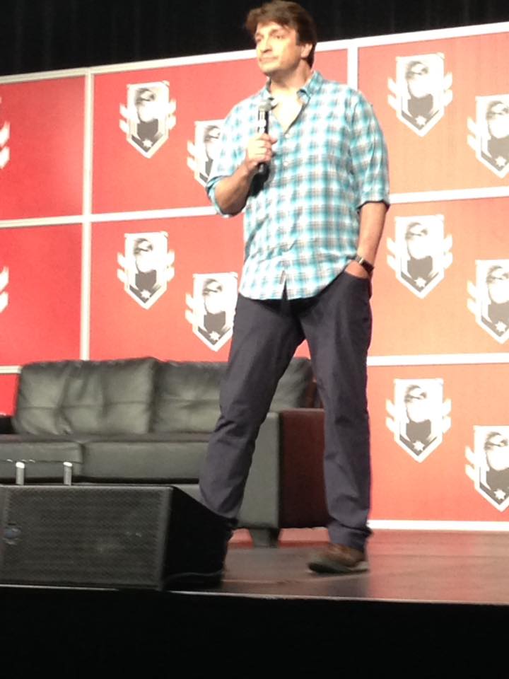 irsaju1's tweet photo. #NathanFillion at #MTLCOMICON." Was awesome, smart, funny, generous, love him even more" source:  https://t.co/h27ZUbz00V https://t.co/d006JCRWbe