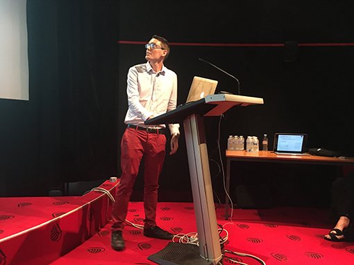novainsilico's tweet image. #InSilicoMedicine @novadiscovery new premises #BastienMartin: the company’s #simulationframework #SimWork