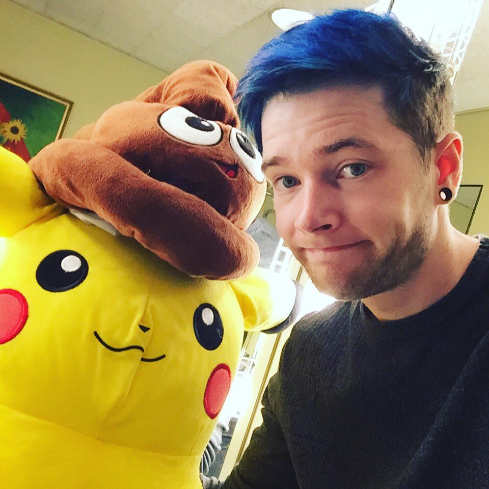 dantdm's tweet photo. Found another Pikachu.. This one's a little different though.. 💩⚡️ https://t.co/zm5YXHB20E