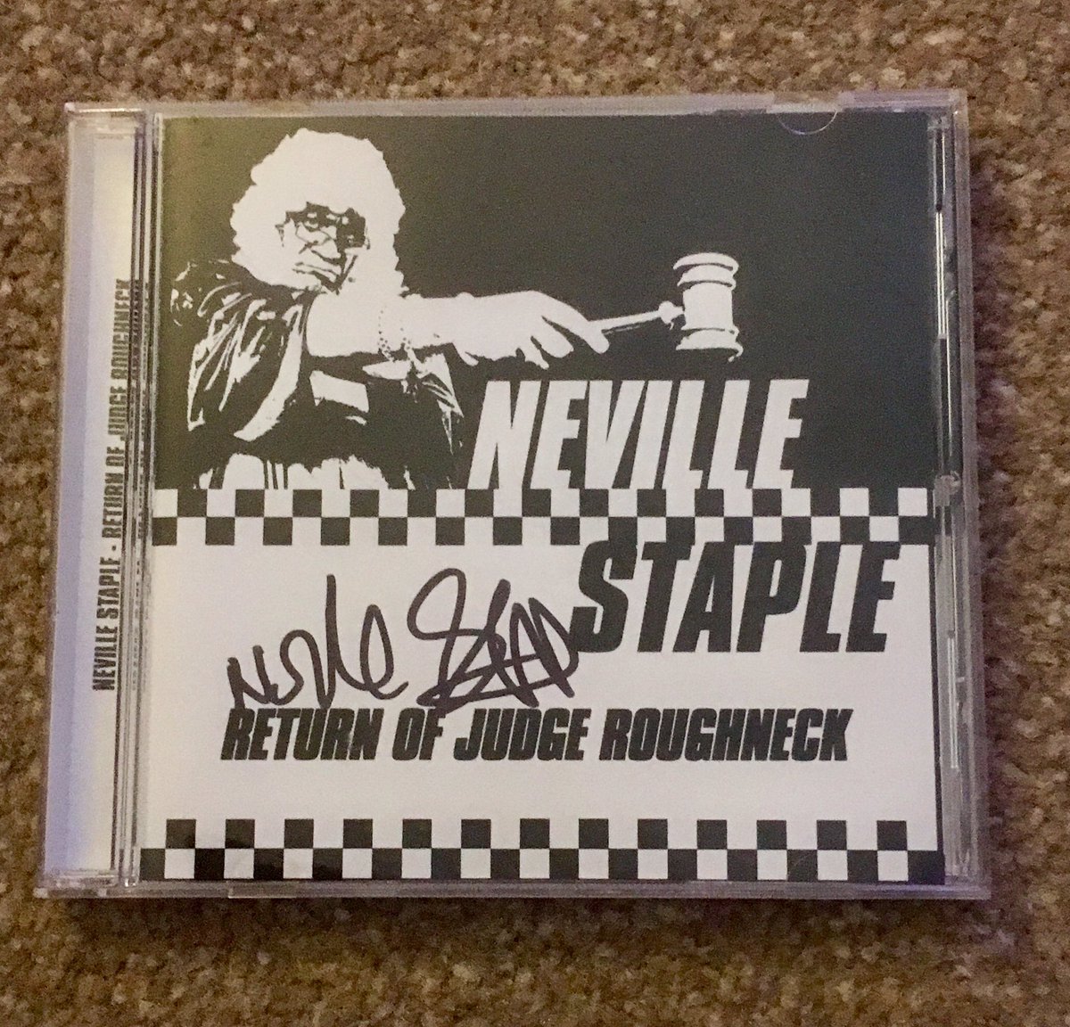 Got my copy, signed by the originalrudeboy himself @NevilleStaple