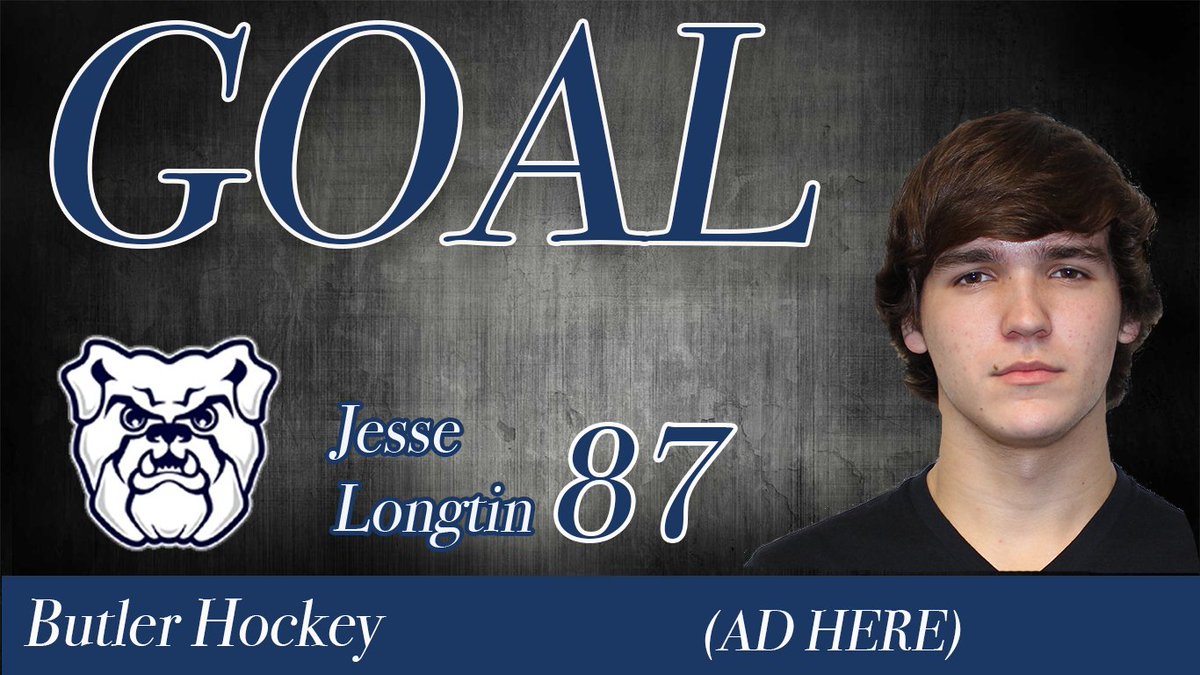 ButlerUHockey's tweet photo. Butler hockey fans here's a sneak peek to our new in-game graphics! Every time we score next year, the goalscorer's graphic will be tweeted. https://t.co/VfYNHhWQch