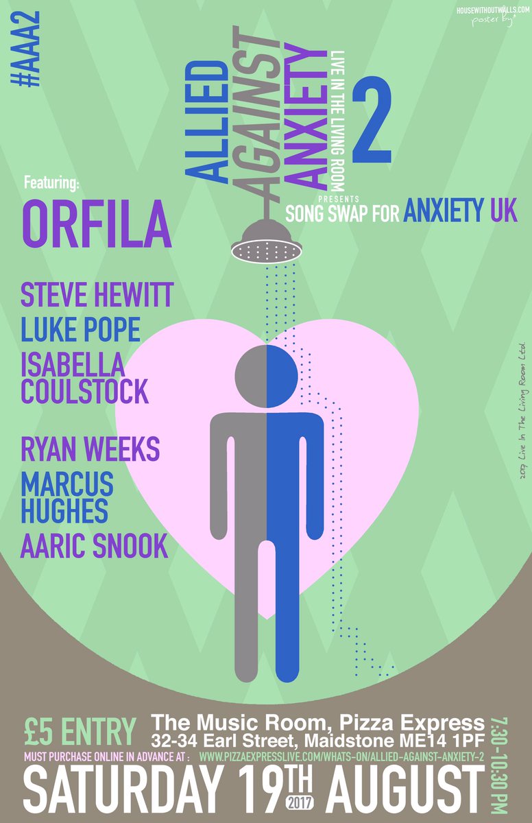Together we can win the war against anxiety. Please come support this show for <a href="/AnxietyUK/">Anxiety UK</a> Tix available here :) pizzaexpresslive.com/whats-on/allie…