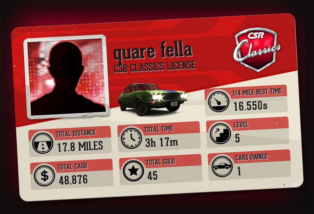 killoeman's tweet image. Check out my stats in #CSRClassics for iOS. It's FREE! nmgam.es/cct