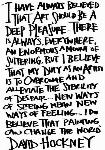  - Happy Birthday David Hockney ~ 80 today!   