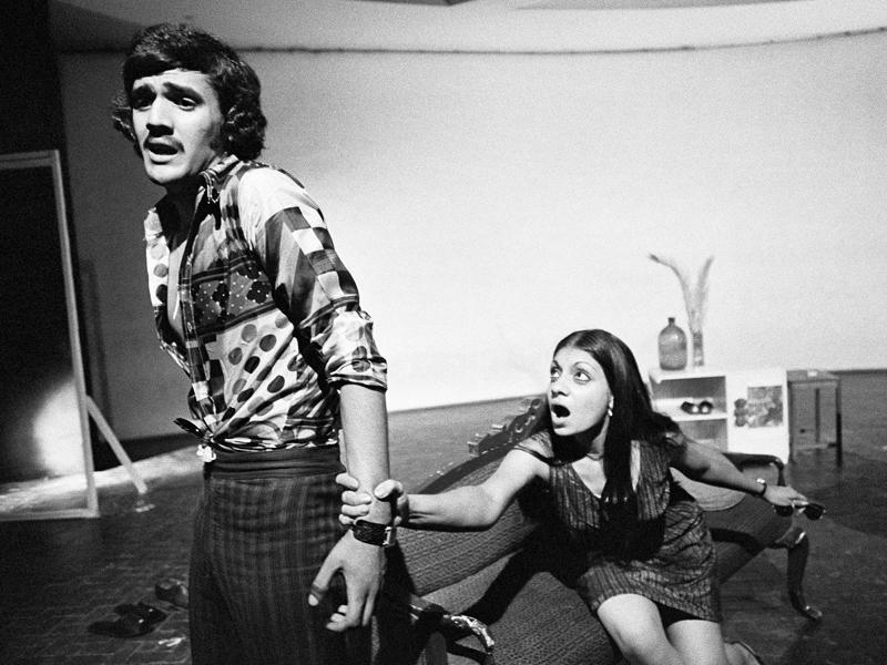 Happy Birthday to \"Babuji\" Alok Nath. With Mona Chawla in 1974. (Photo: PABLO BARTHOLOMEW) 