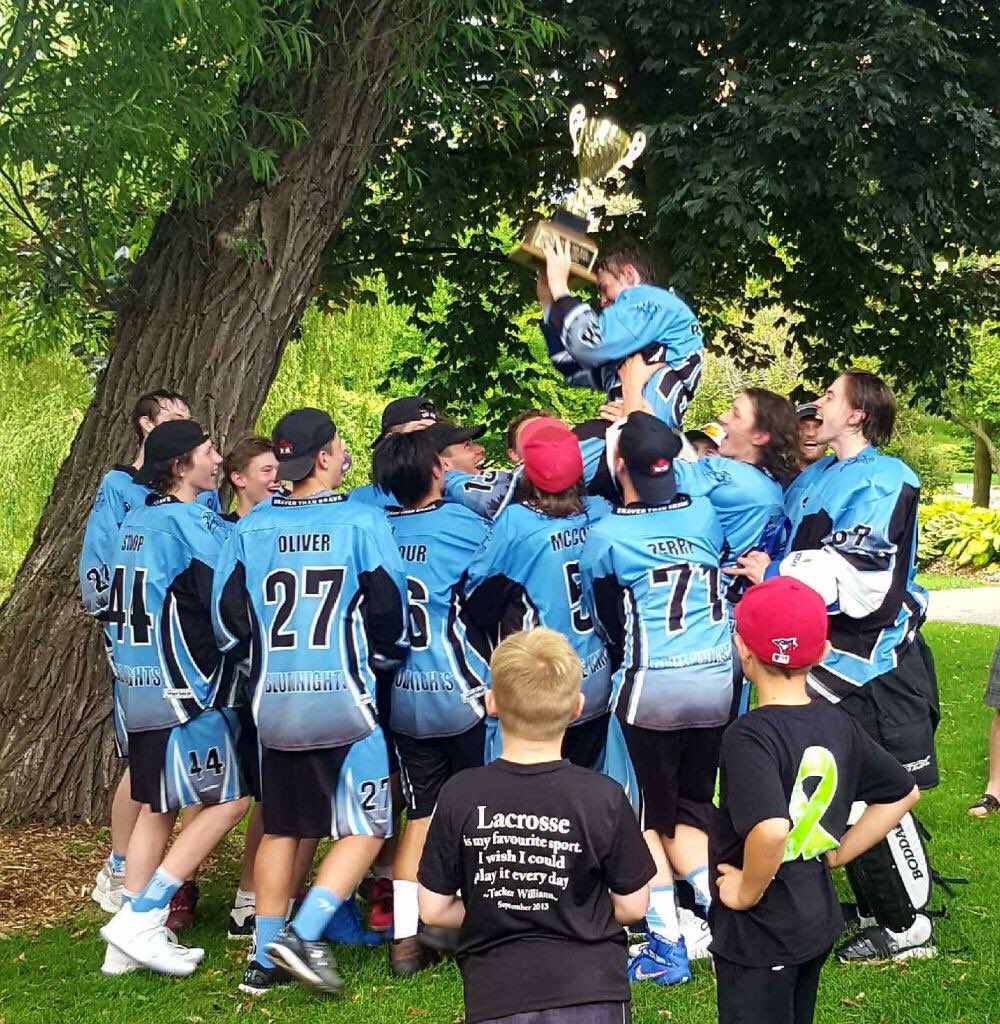 wbudway's tweet photo. Great moment and a fantastic tournament by @LacrosseOshawa Midget Champs #braverthanbrave #loveutucker https://t.co/iiHj7xveXq