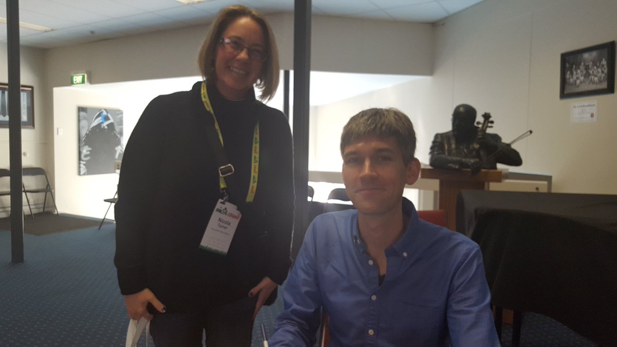 #biolivechemed17 
Fan girl moment lol