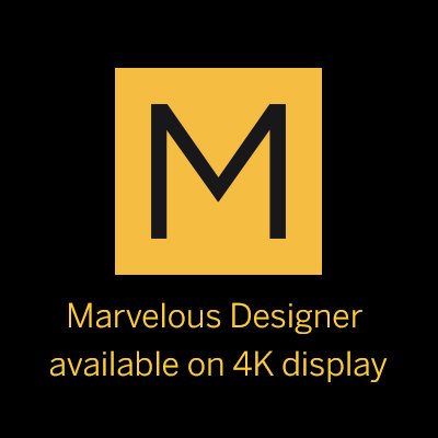 Marvelous Designer On Twitter Marvelousdesigner Now Available With 4k Support To Enhance Readability On Icons Text Update To The Latest Version Https T Co S9borsvfed Https T Co Rxigjap2oe